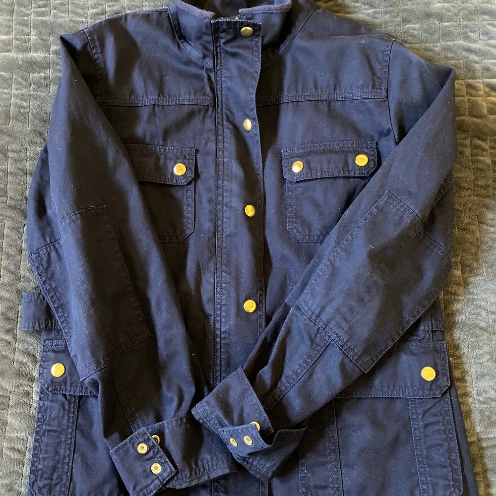 Navy Utility Jacket - Picture 1 of 5